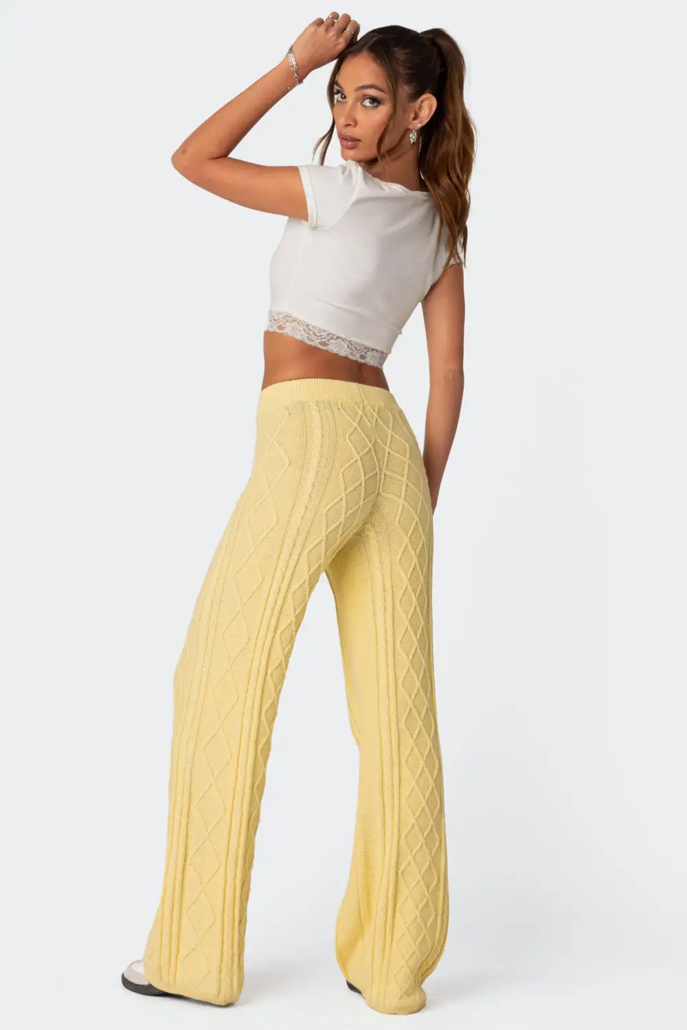 Kasey Cable Knit Pants
