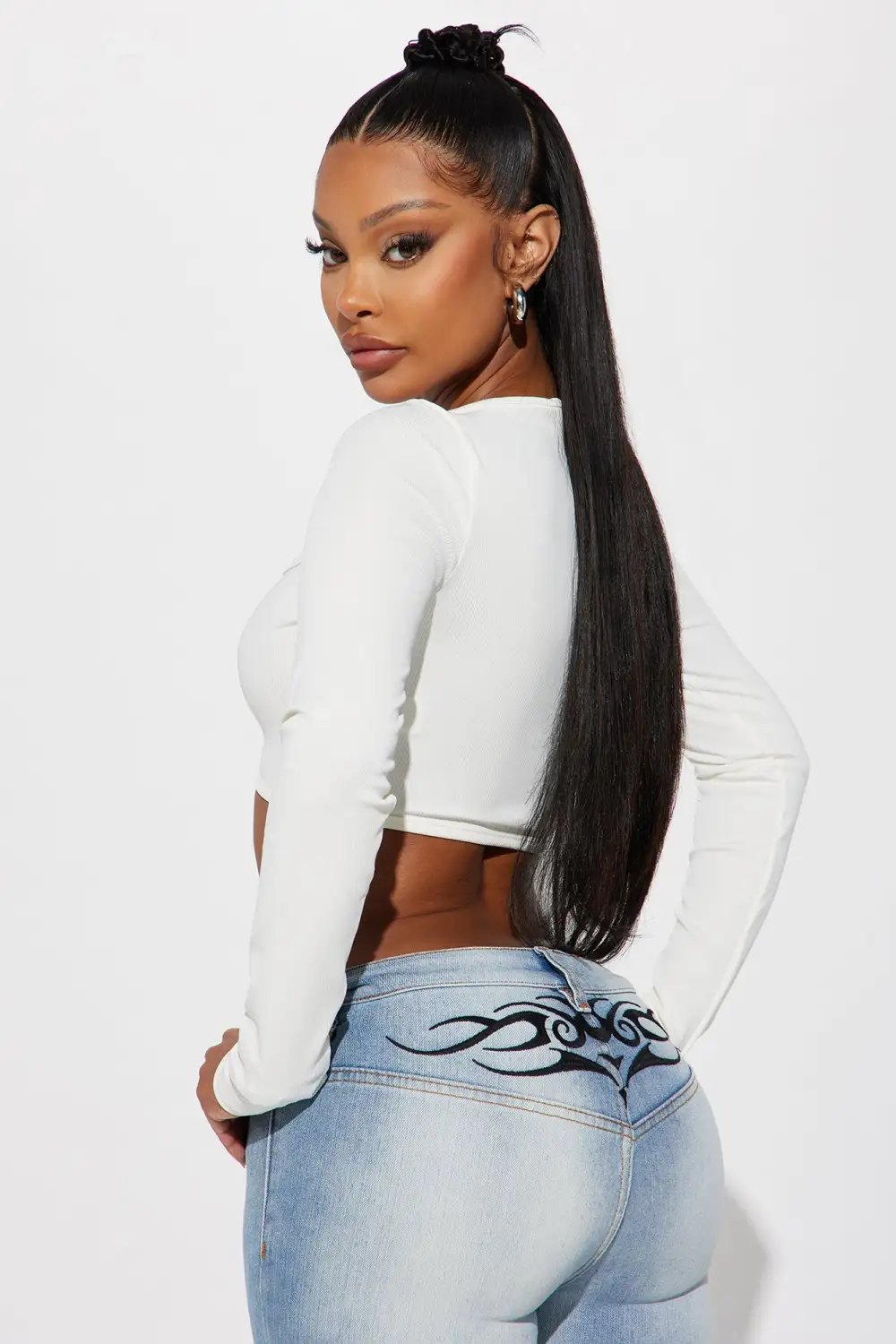 On My Love Cut Out Top - Ivory