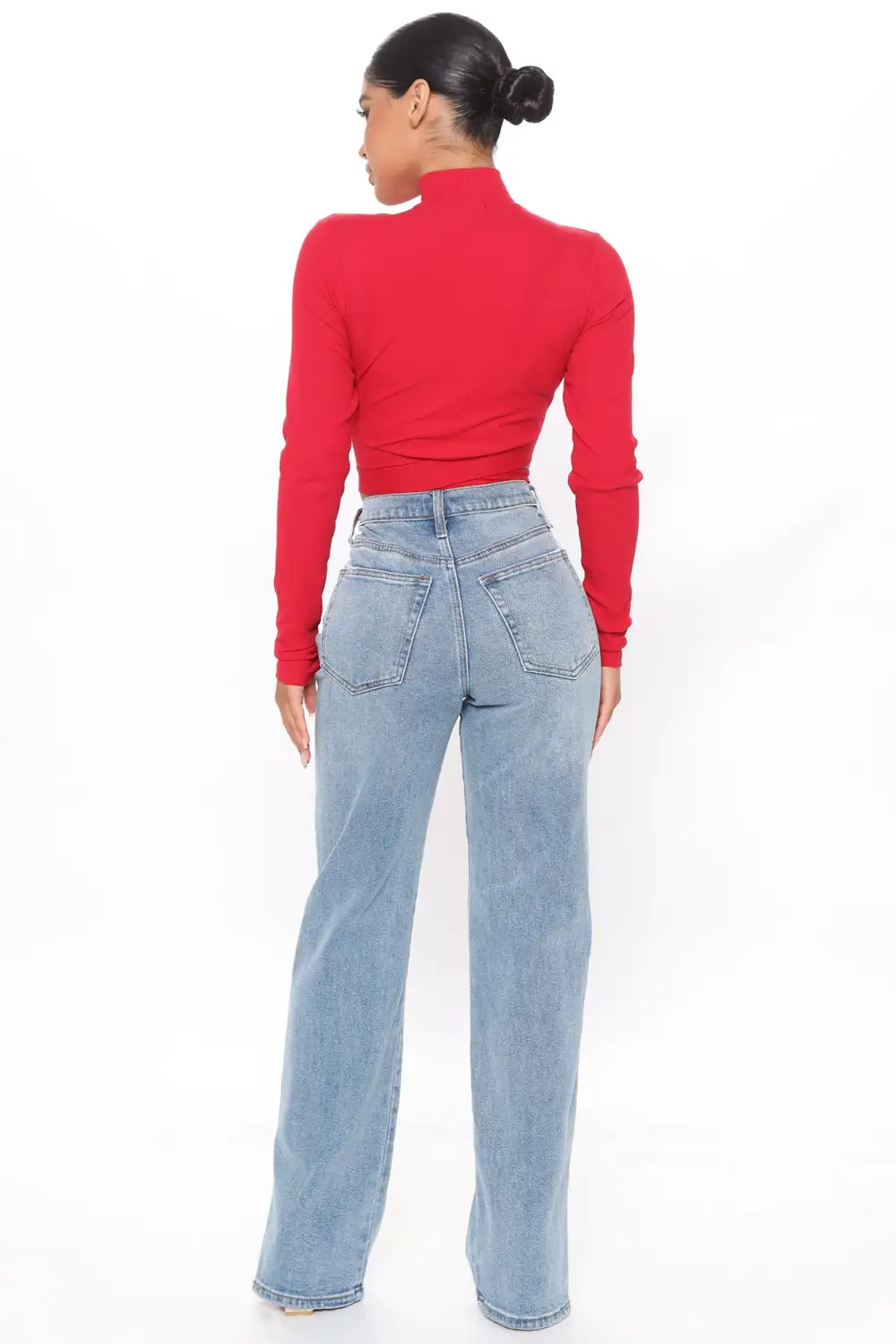 Perfect Timing Crop Top - Red