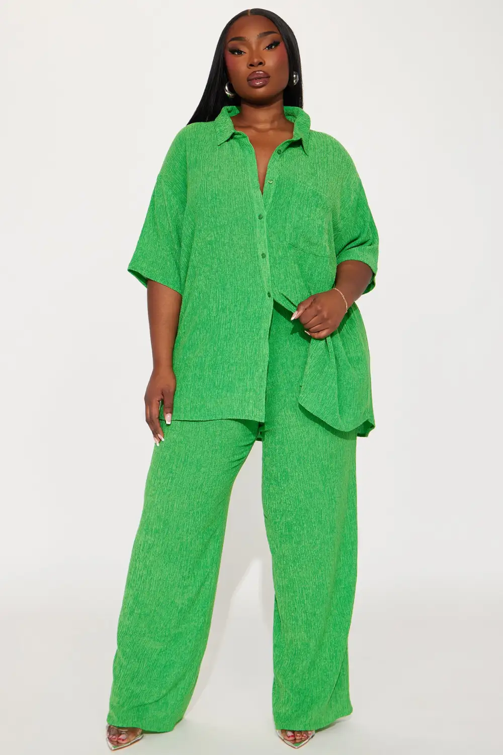 Vacay Vibes Pant Set - Green