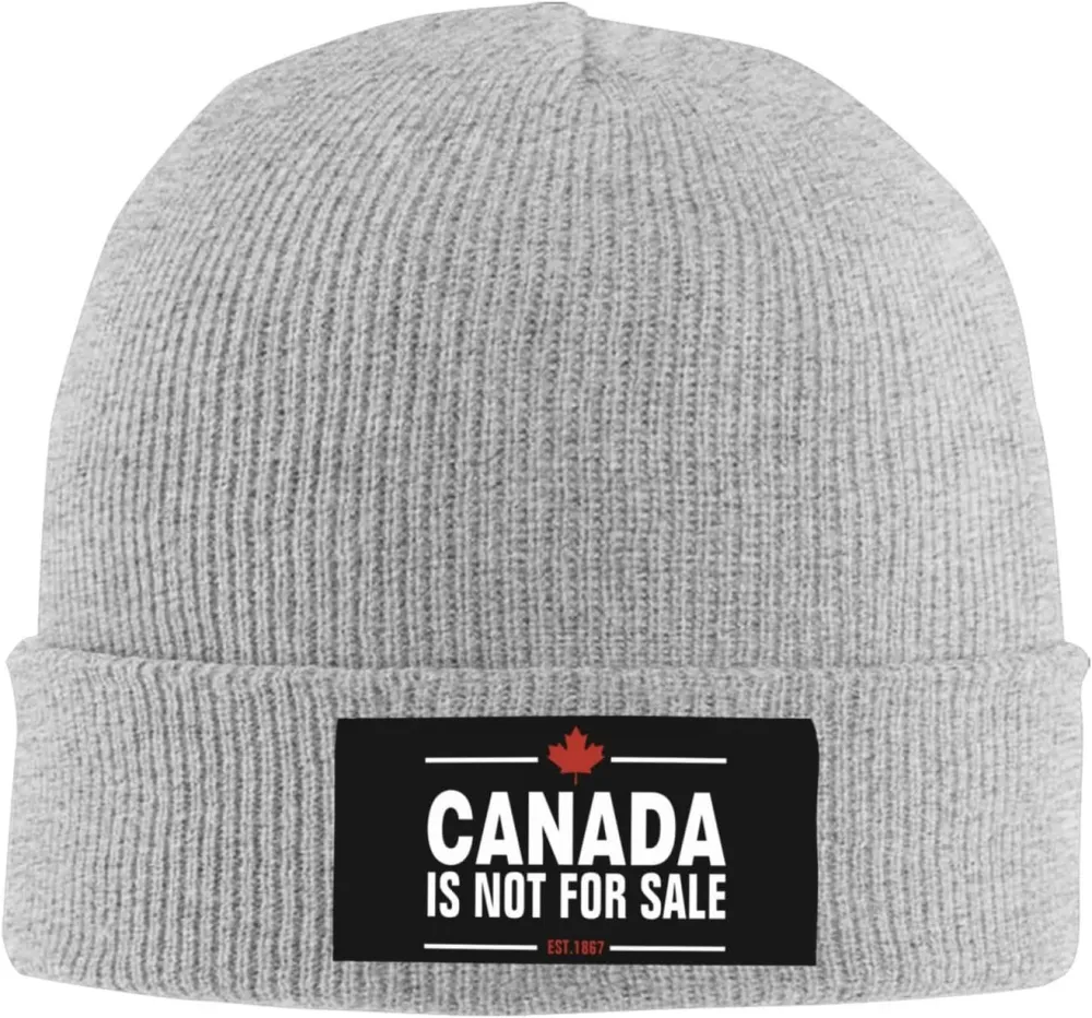 Canada is Not for Sale Unisex Beanie Knit Hat Winter Warm Skull Cap