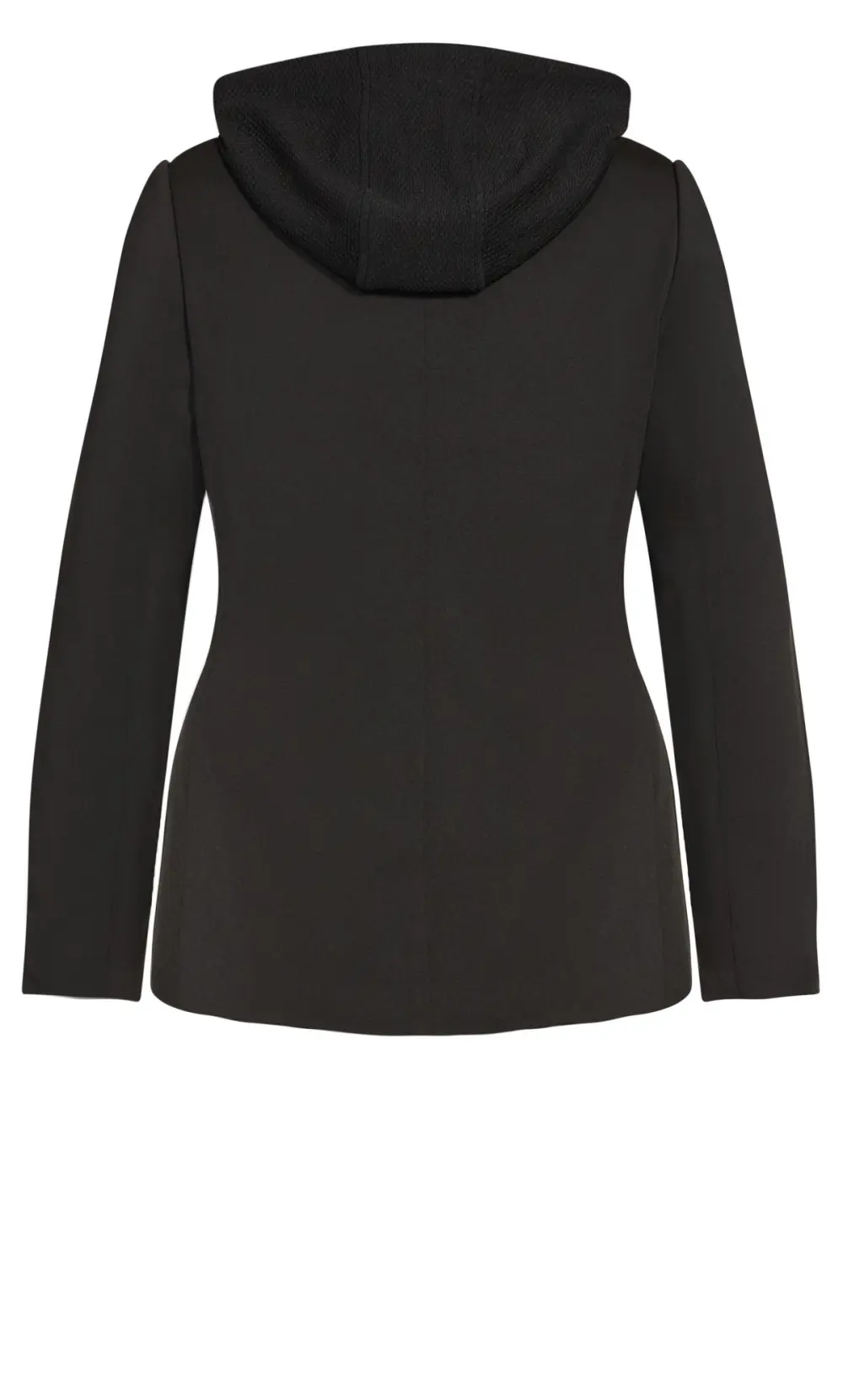 Evans Black Versatile Hoodie Jacket