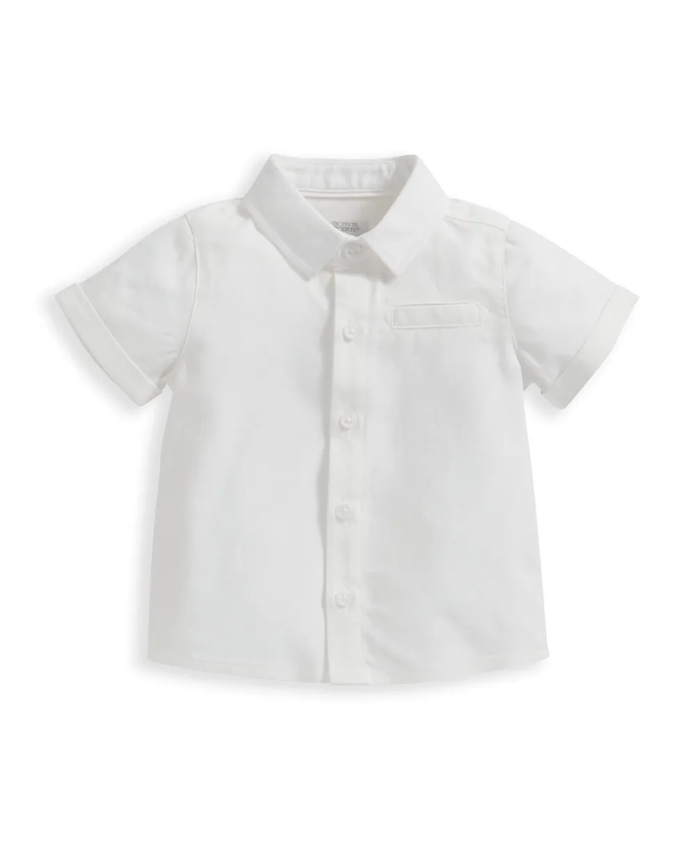 White Short Sleeve Shirt