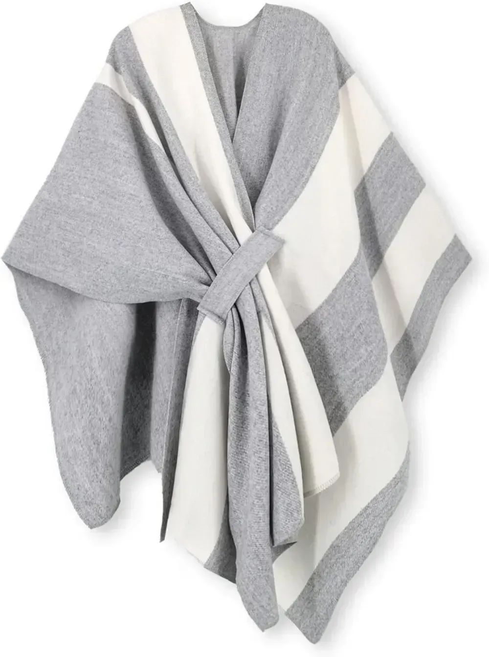 Women's Shawl Wrap Poncho Ruana Cape Open Front Cardigan Shawls for Fall Winter