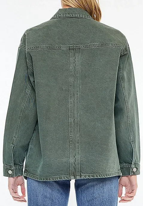 Olive Oversized Chore Jacket