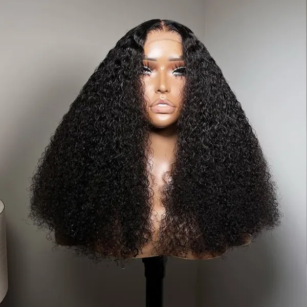 Sterly 250% High Density 13×6 Kinky Curly Human Hair Wig Super Thick Double Drawn 3c/4a Wig