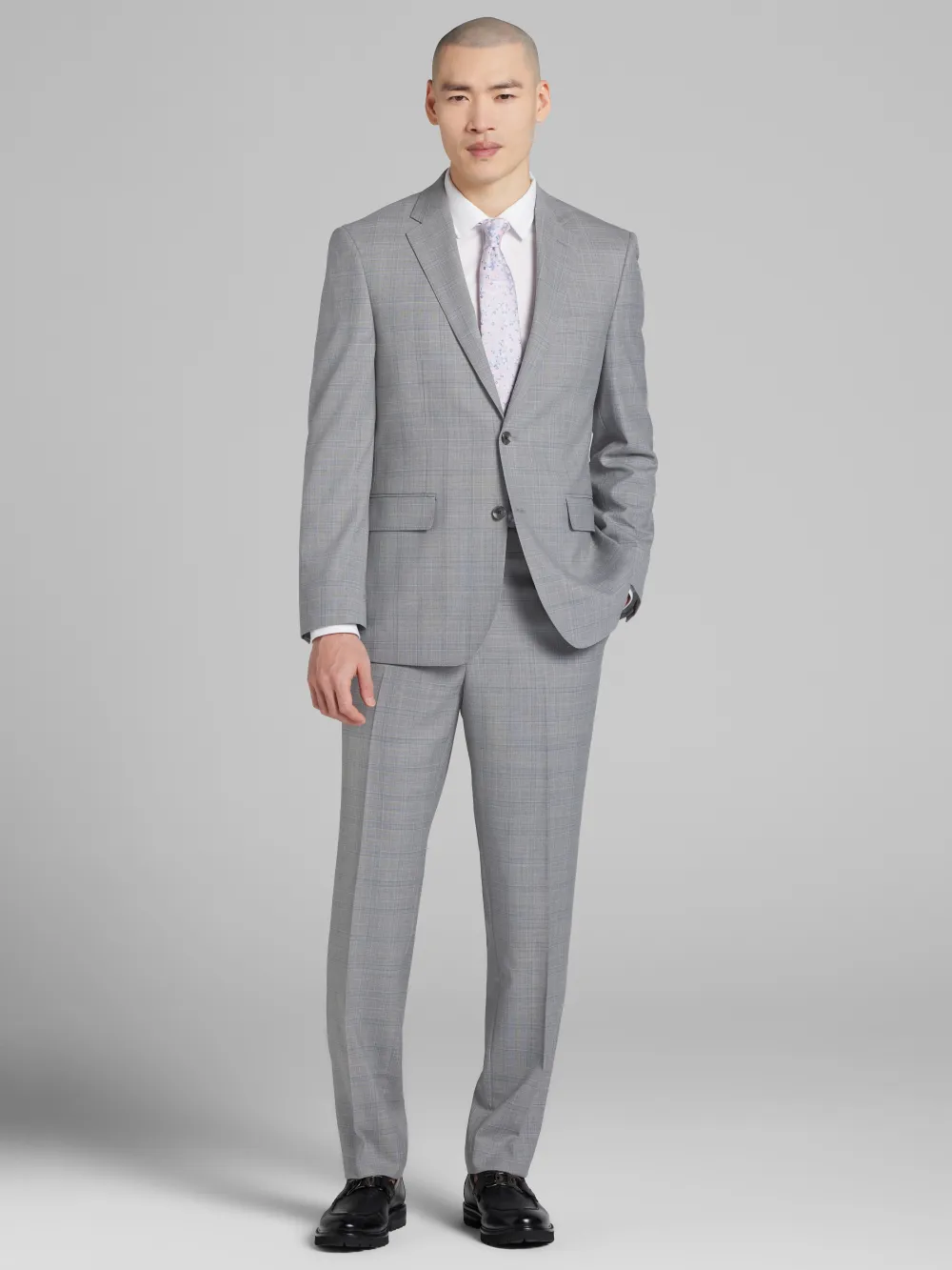 Joseph Abboud Classic Fit Plaid Suit Jacket