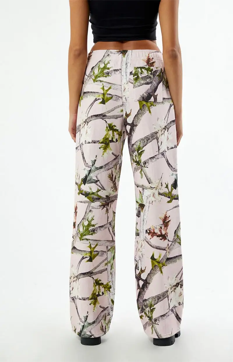 PacSun Pink Camo Baggy Sweatpants
