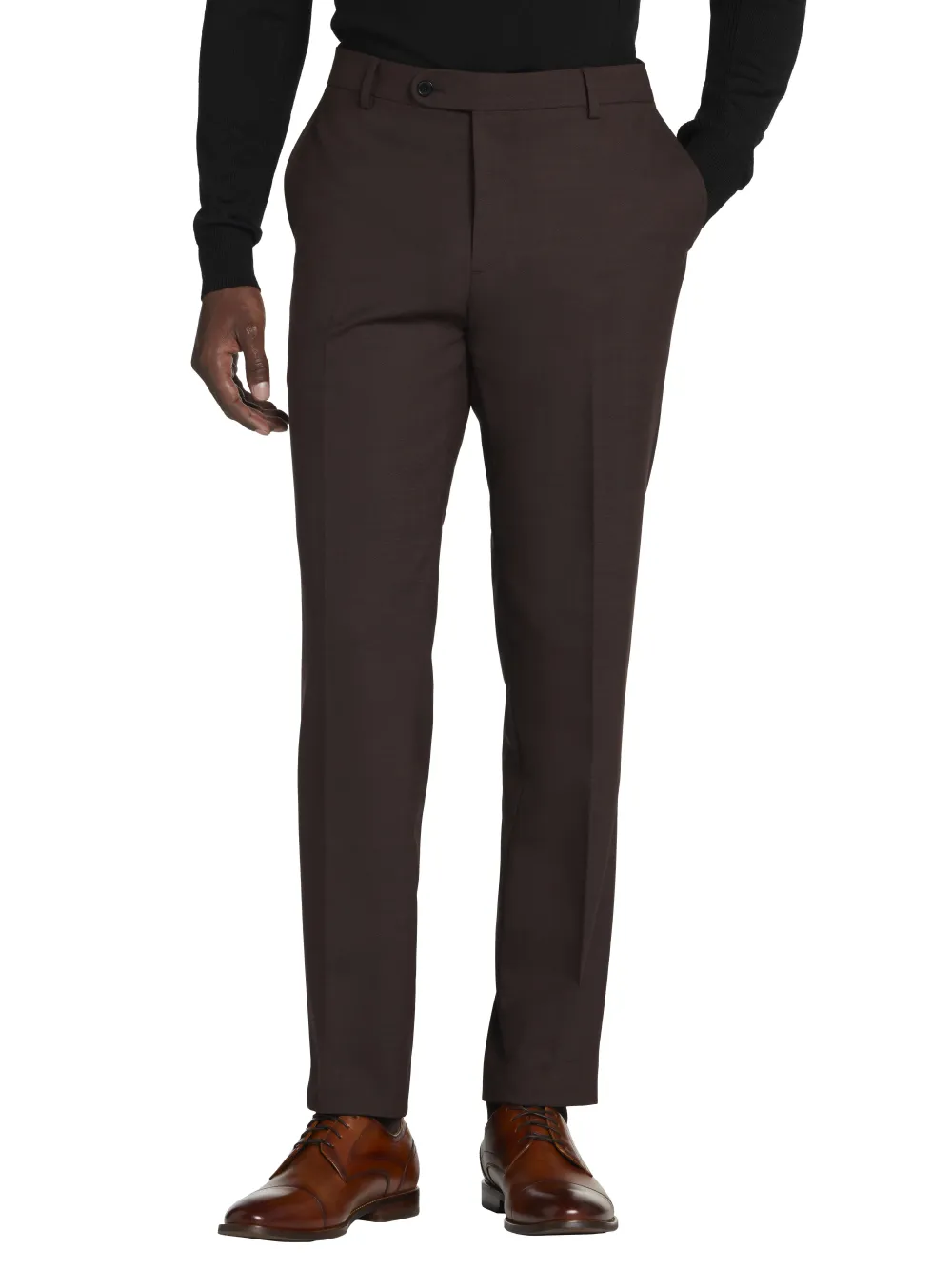 JOE Joseph Abboud Slim Fit Sharkskin Suit Pants