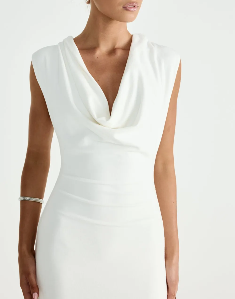 Creative Flared Hem Long Dress