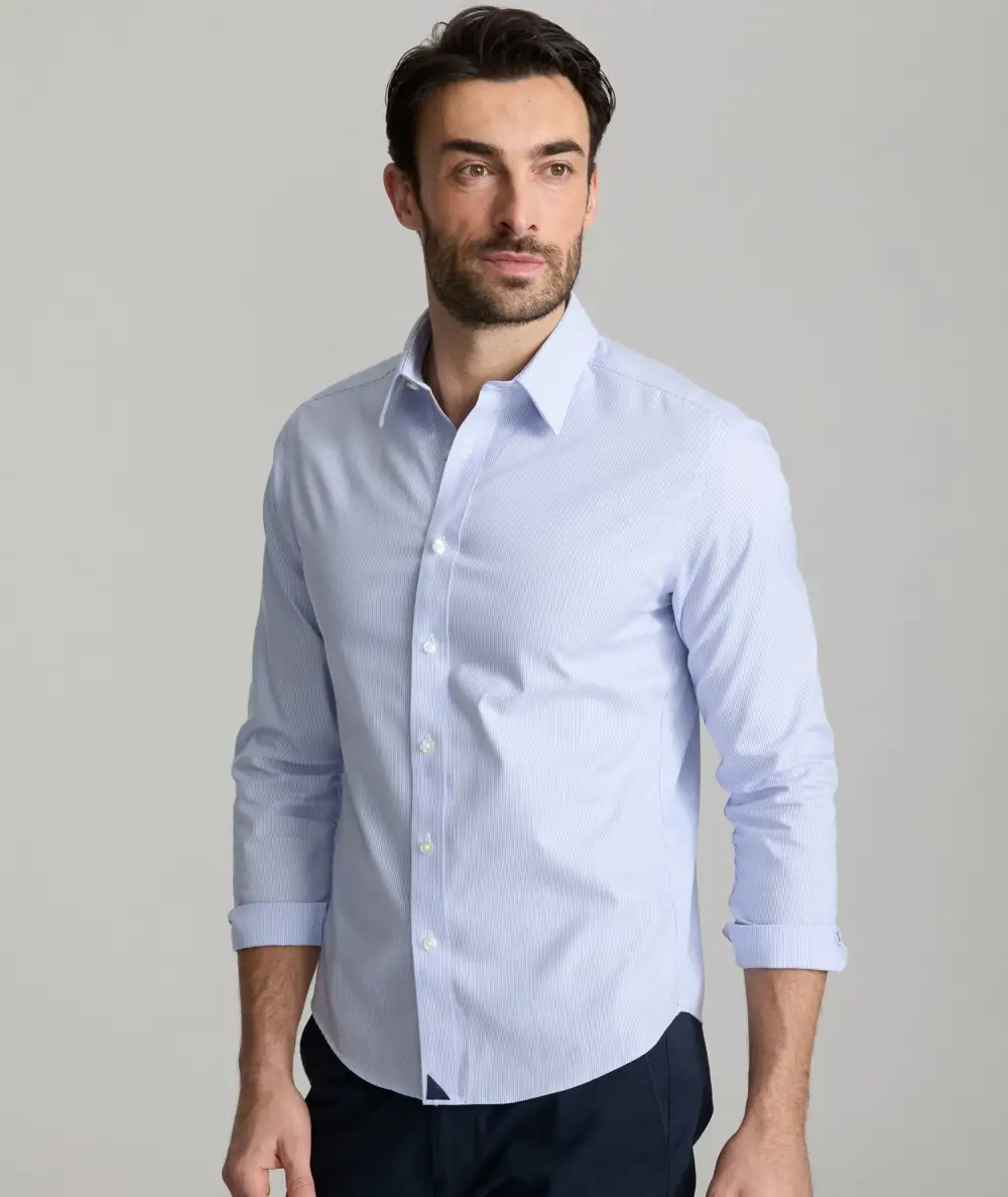 Wrinkle-Free Bordeaux Shirt