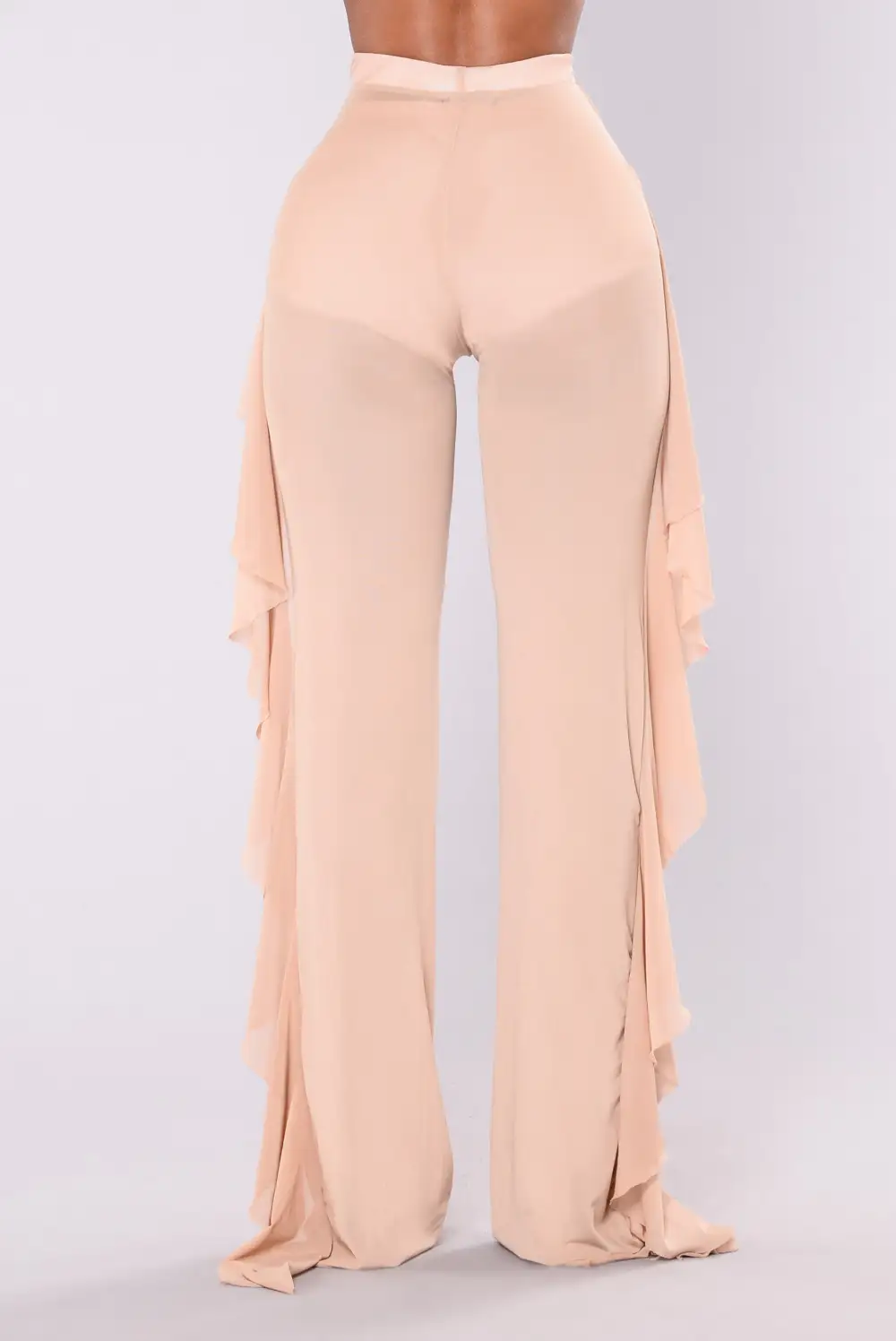 Sunshine See Through Cover Up Pant - Mocha