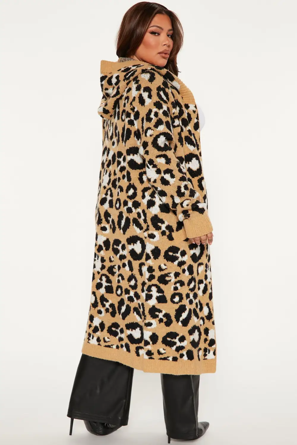 Dangerously Beautiful Leopard Cardigan - Taupe/combo
