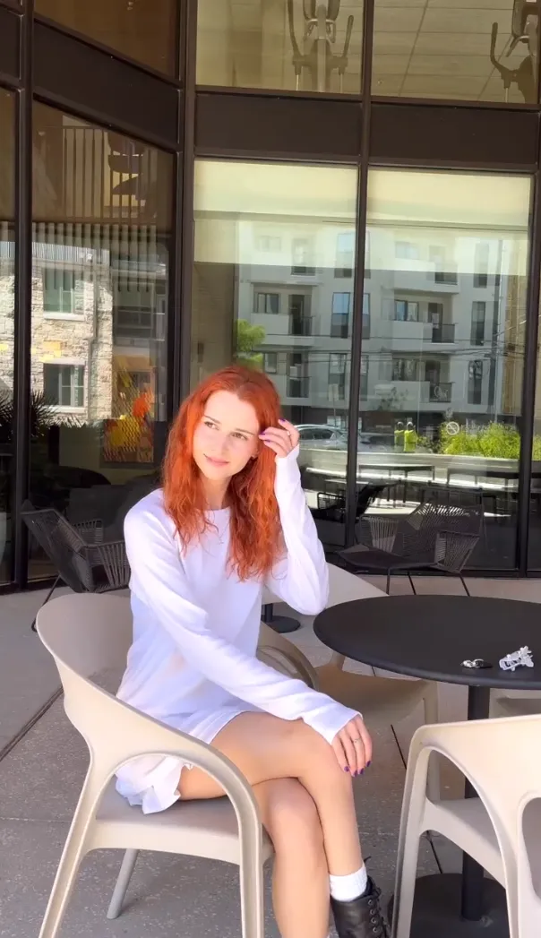 Womens Tunic Tops Crew Curved Hem