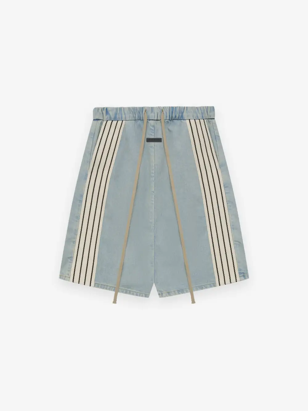 Denim Striped Relaxed Short