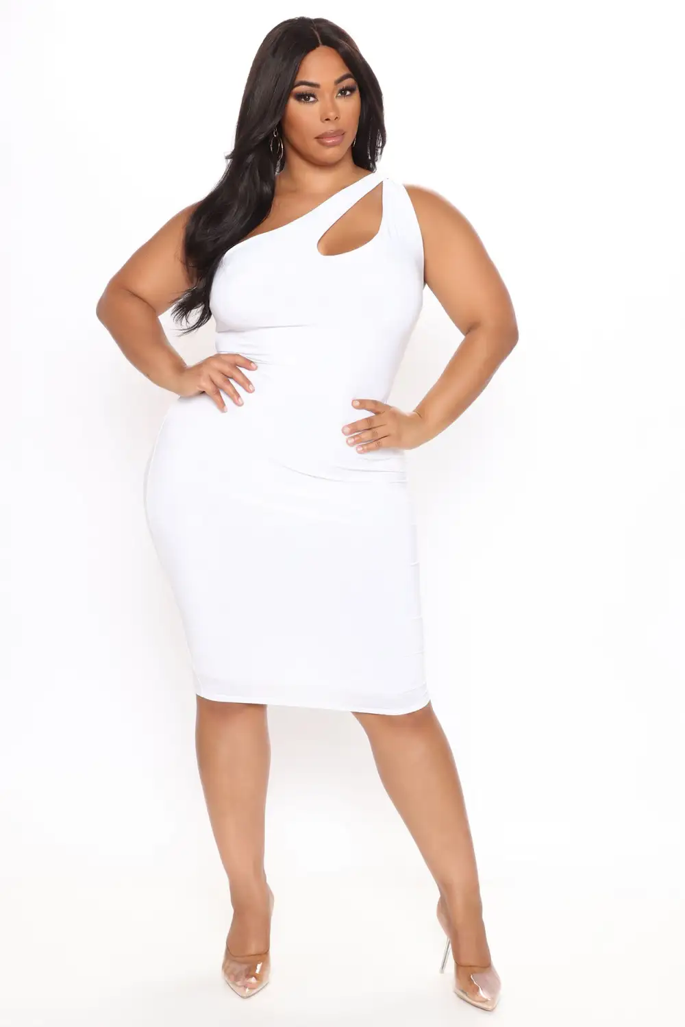 First And Last Midi Dress - White