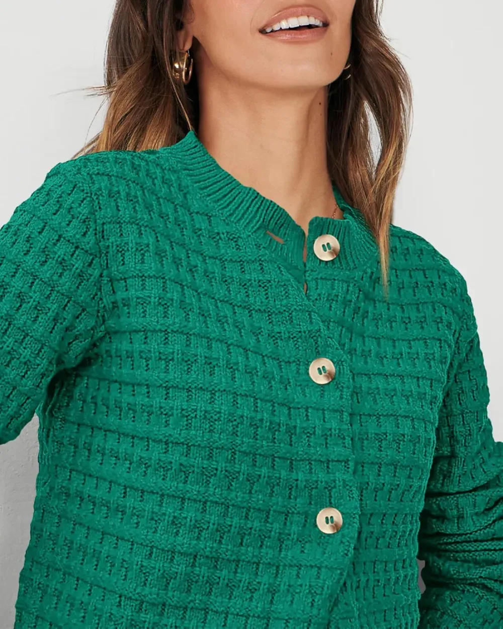 Women's Knit Cardigan Sweaters Casual Long Sleeve Open Front Button Down Trendy Jackets Outerwear