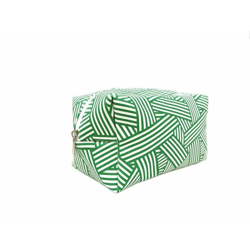 Abstract Stripe Cosmetic Bag