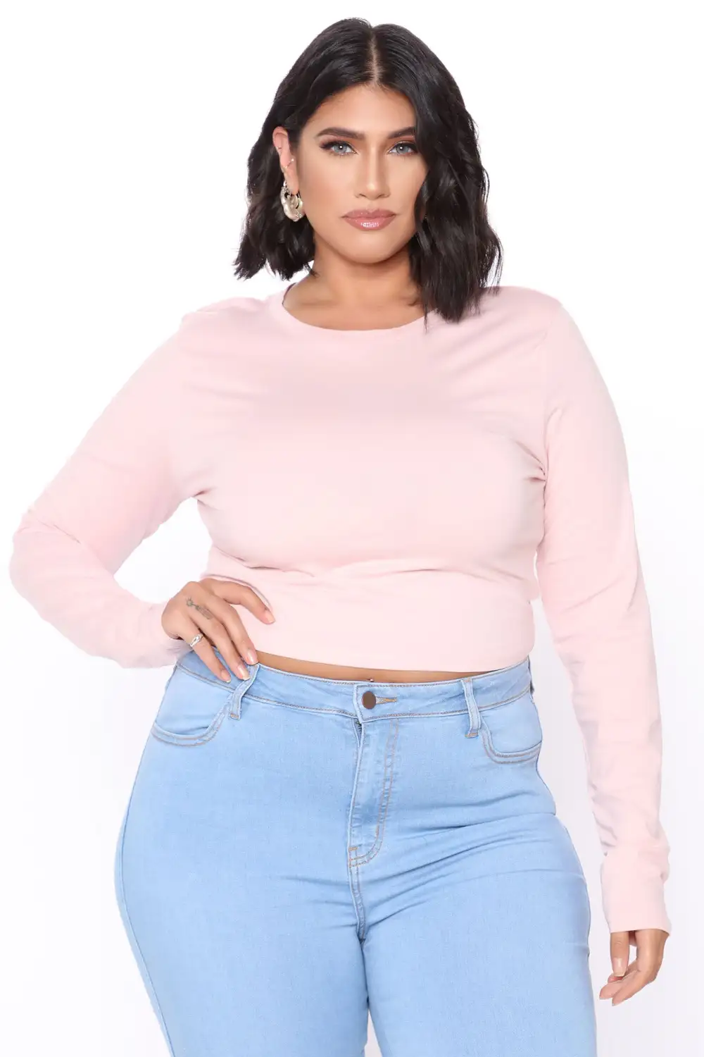 Robin Long Sleeve Top - Pink