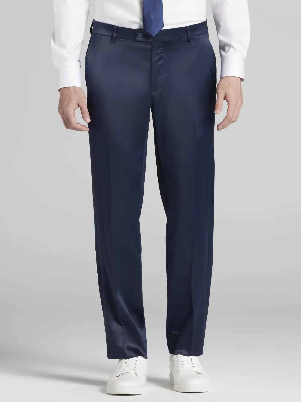 Egara Skinny Fit Shiny Suit Pants