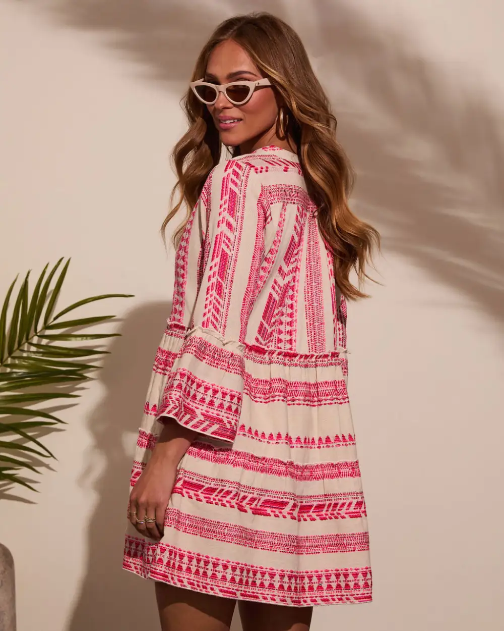 Sonny Abstract Tunic Mini Dress