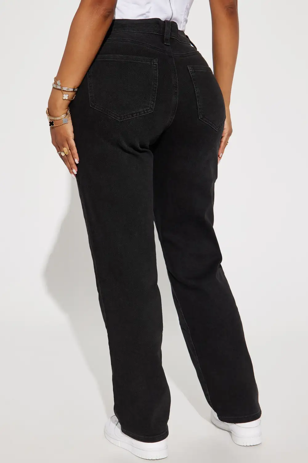 Nova 90's Baby Straight Leg Jean - Black