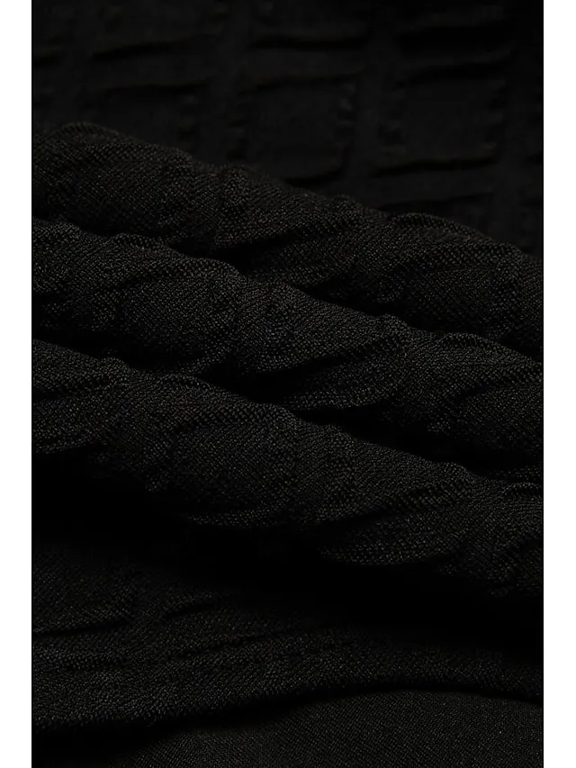 Triangle V Neck Drawstring Swimsuit