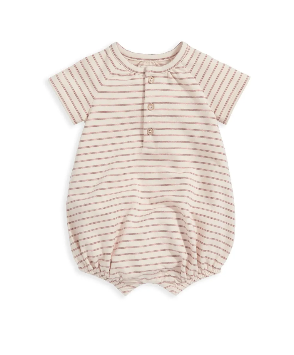 Stripe Romper - Cream