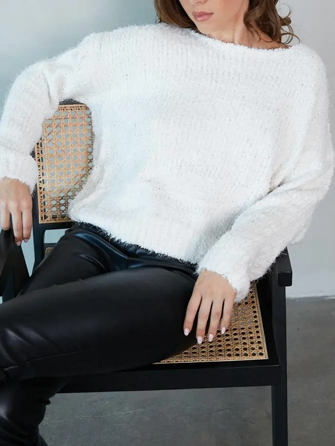 Odette Plush Knit Sweater