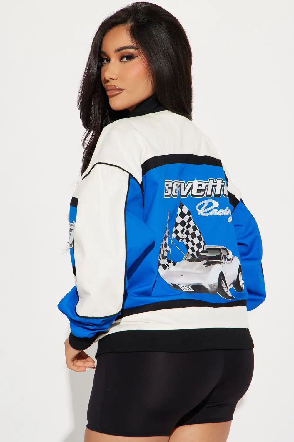 Corvette Bomber Jacket - Blue/combo