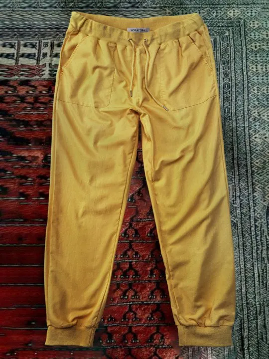 Solid Drastring Casual Linen Pants Women Trousers