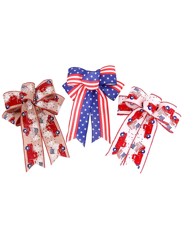 Independence Day Flag Bow