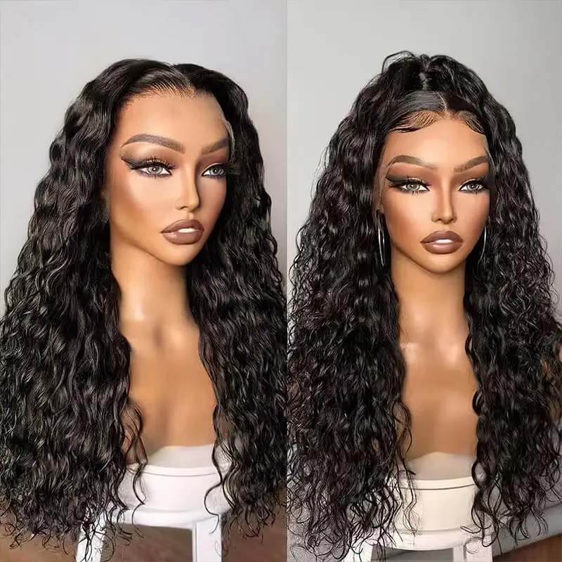 Water Wave 13x6 Real HD Lace Undetactable BlendAway Full Lace Frontal Wig 100% Virgin Human Hair