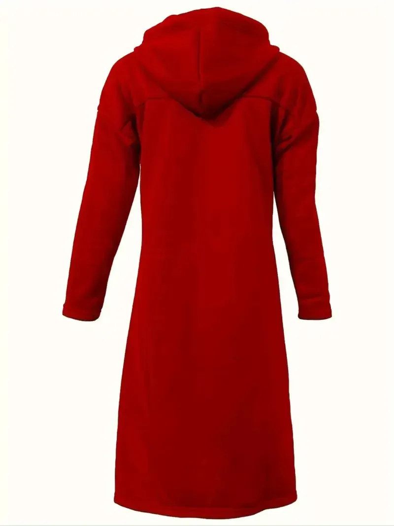 💕Valentine's Day Sale💕Long Sleeve Solid Color Casual Drawstring Hoodie Sweatshirt