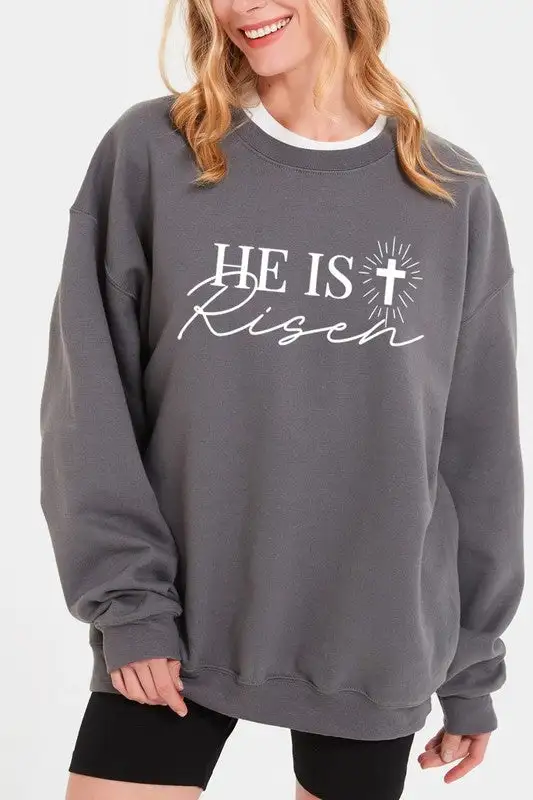 Easy Wear Soft Graphic Pullover Sweatshirt
