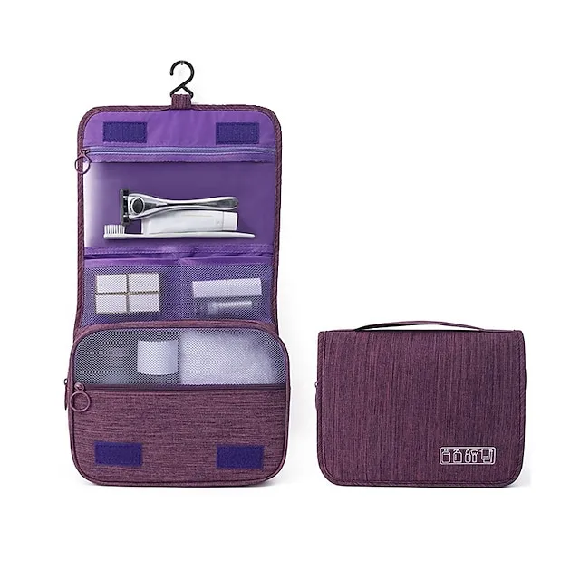 Hanging Toiletry Travel Bag Travel Cosmetic Organizer Accessories Storage Bag Waterproof Makeup Cosmetic Bag With Multi Pocket Bathroom Wash Bag