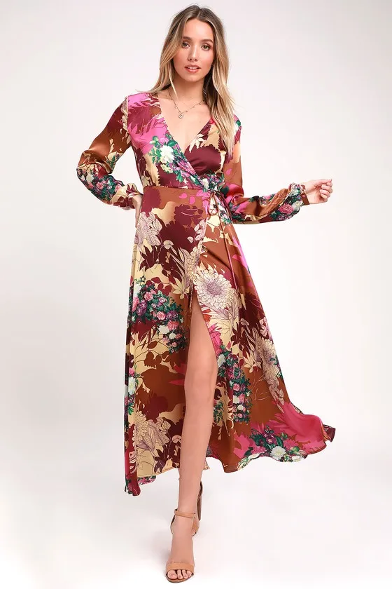 Santorini Maxi Dress - Pink/combo