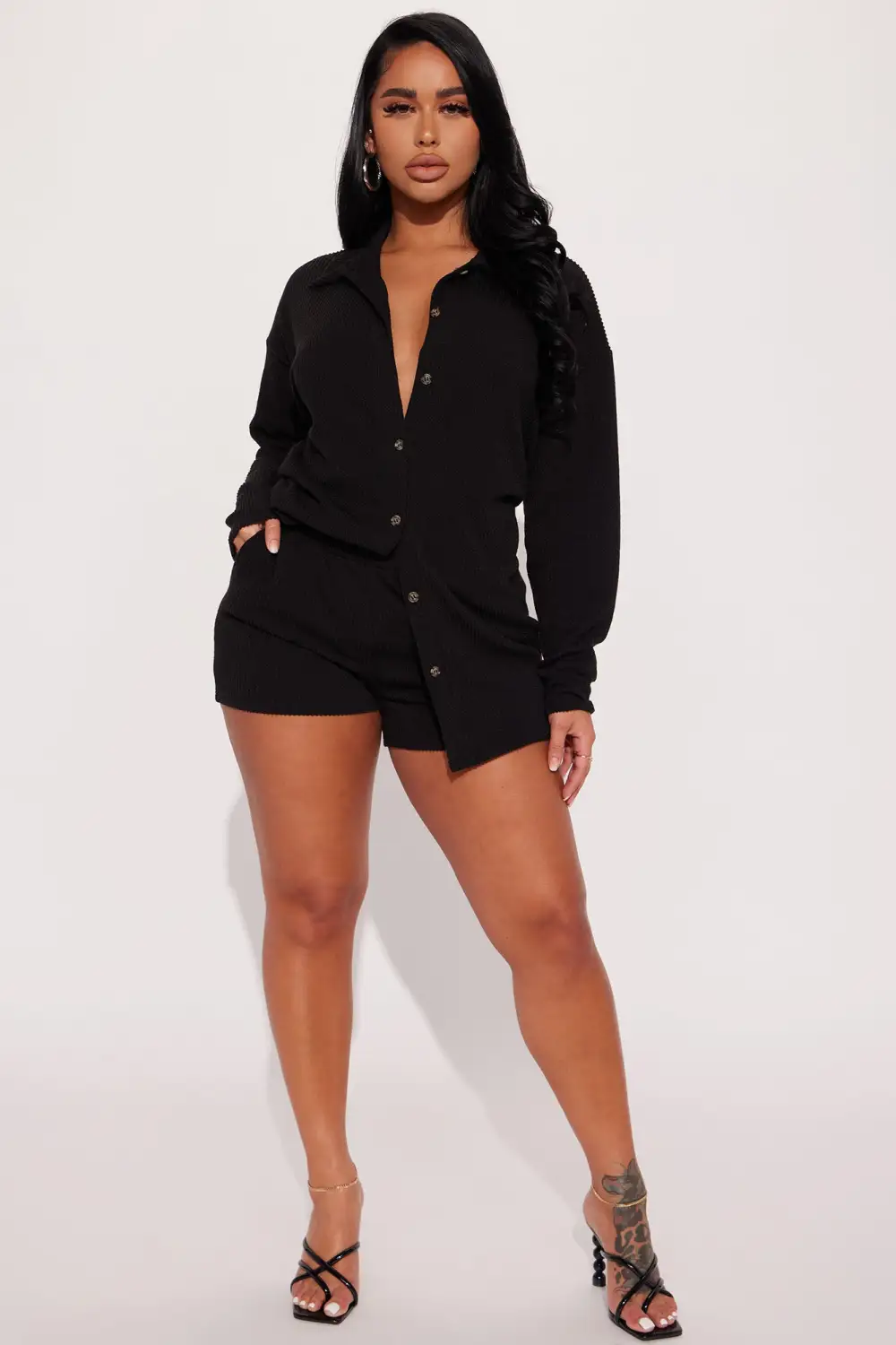 Bianca Short Set - Black