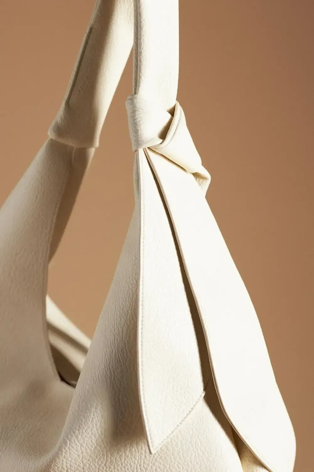 Knotted Bow Slouchy Bag