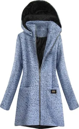 Short blue ladies jacket