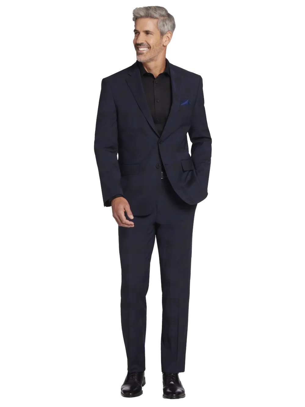 Awearness Kenneth Cole Modern Fit Plaid Suit Jacket