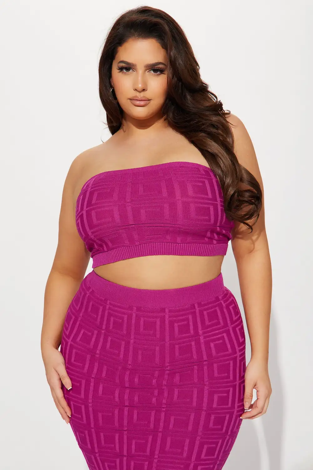 Jocelyn Skirt Set - Magenta