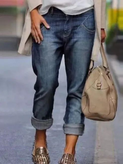 Loose Denim Casual Jeans(⚡Clearance Sale)