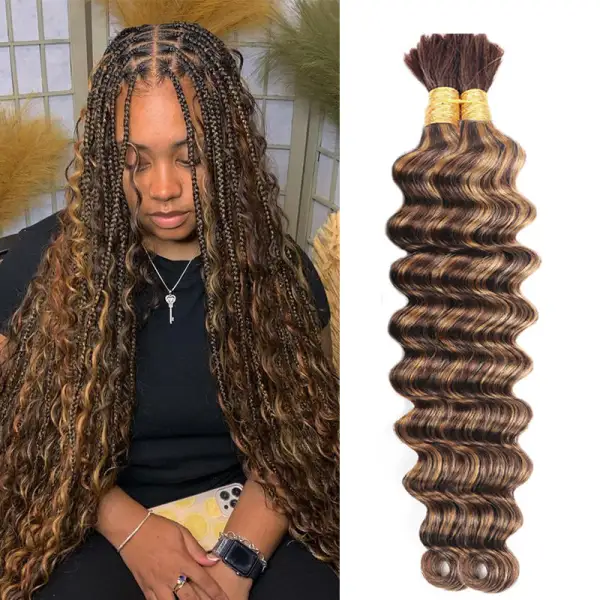 Flash Sale |Boho Braids Loose Deep Wave Hair Bulk For Braids 100% Human Hair Extensions 100g