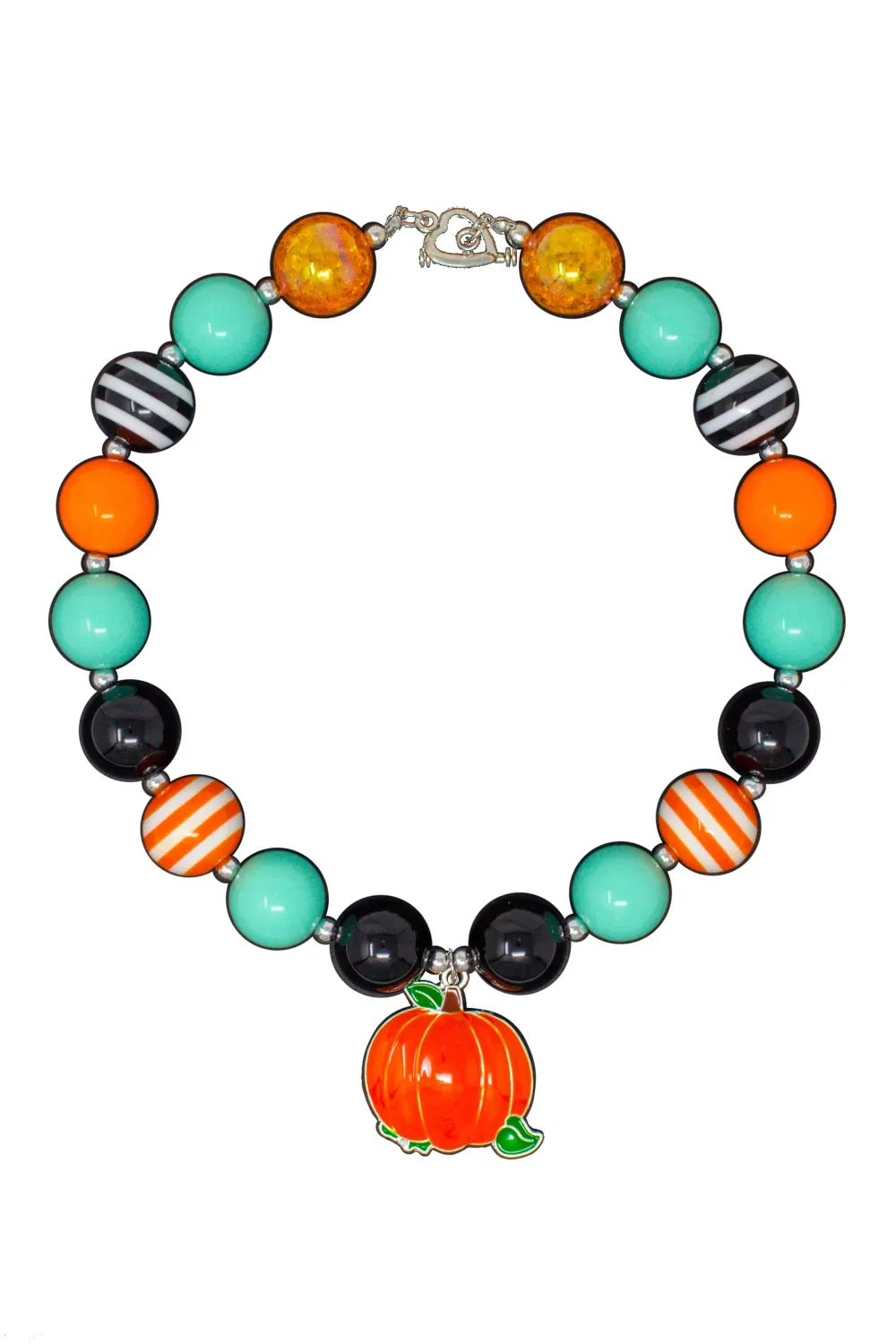 Mint Pumpkin Bubblegum Necklace