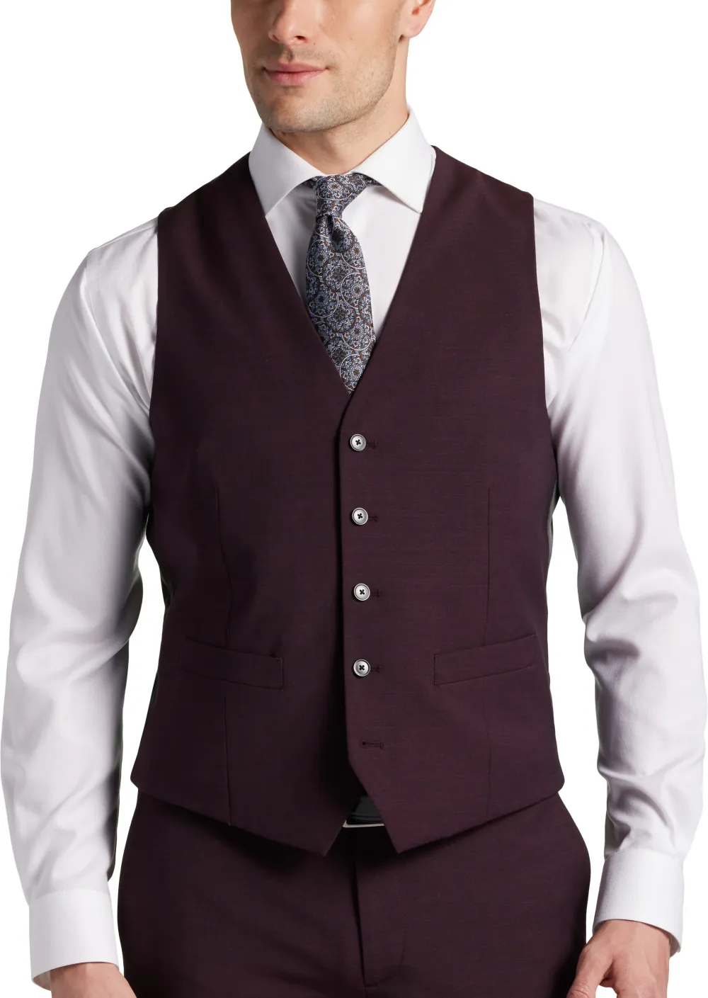 JOE Joseph Abboud Slim Fit Wool Blend Suit Vest