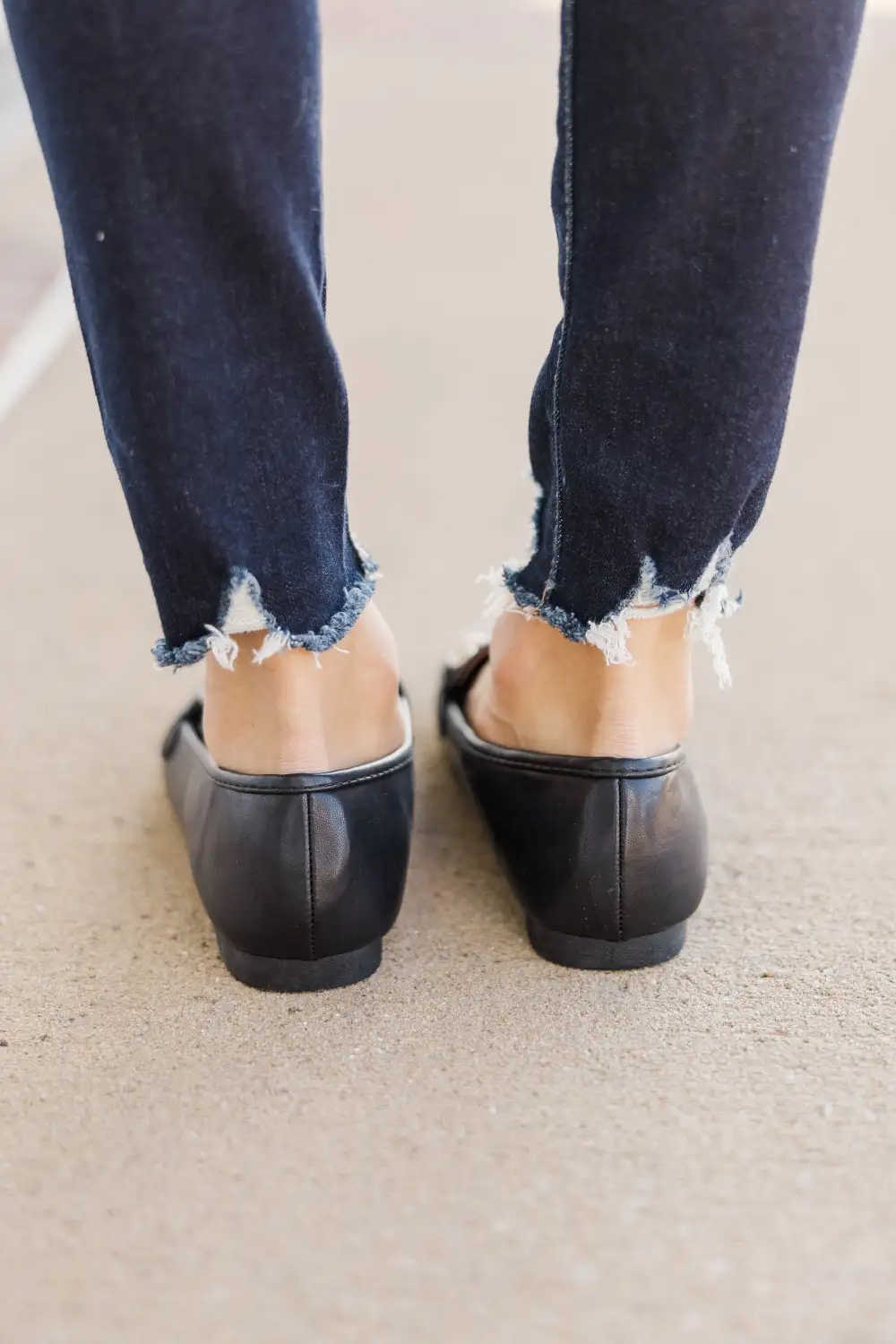 Stand Out Black Flat Loafers