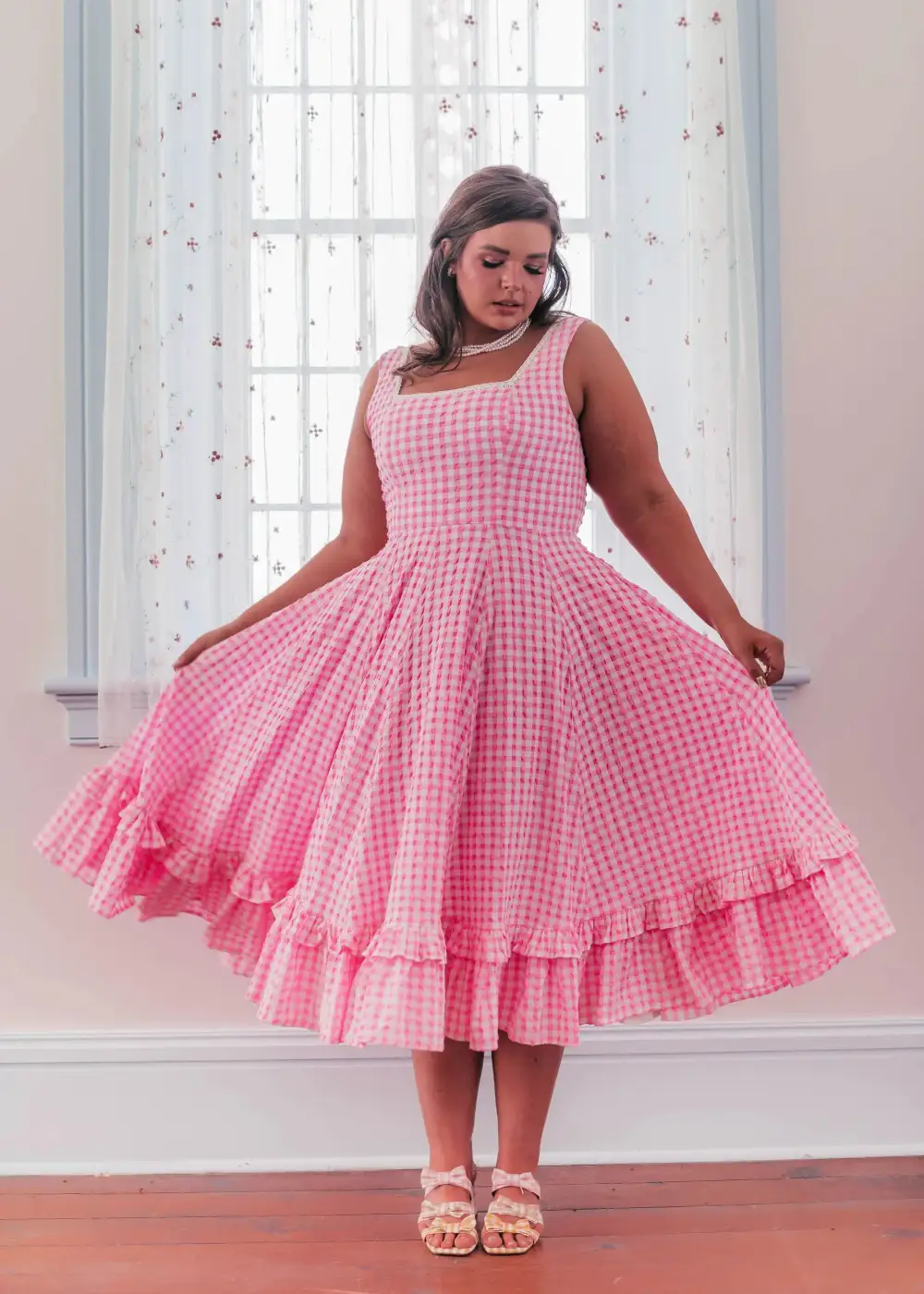 Daze Dress Pink Gingham