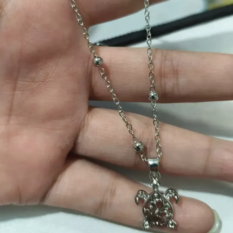 Turtle Anklet, Beaded Anklet, Turtle Pendant Anklet