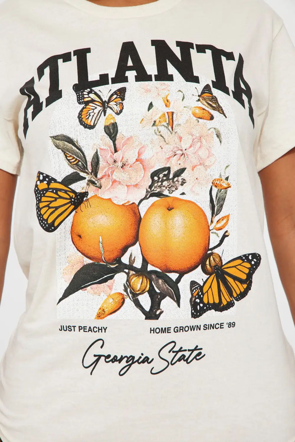Georgia Peach Graphic Tee - Sand
